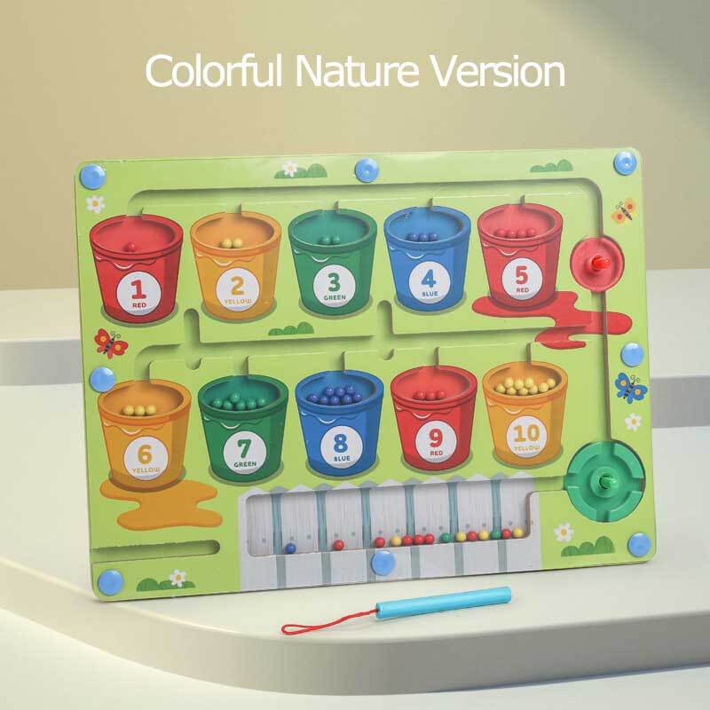 Montessori color &amp; number puzzle