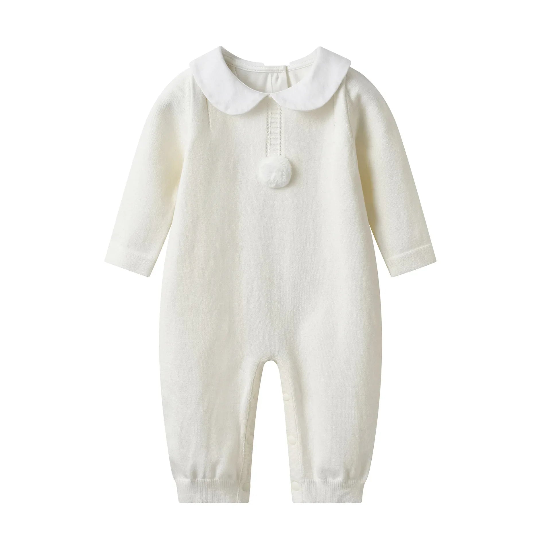 Gehaakte Baby Pompom Jumpsuit