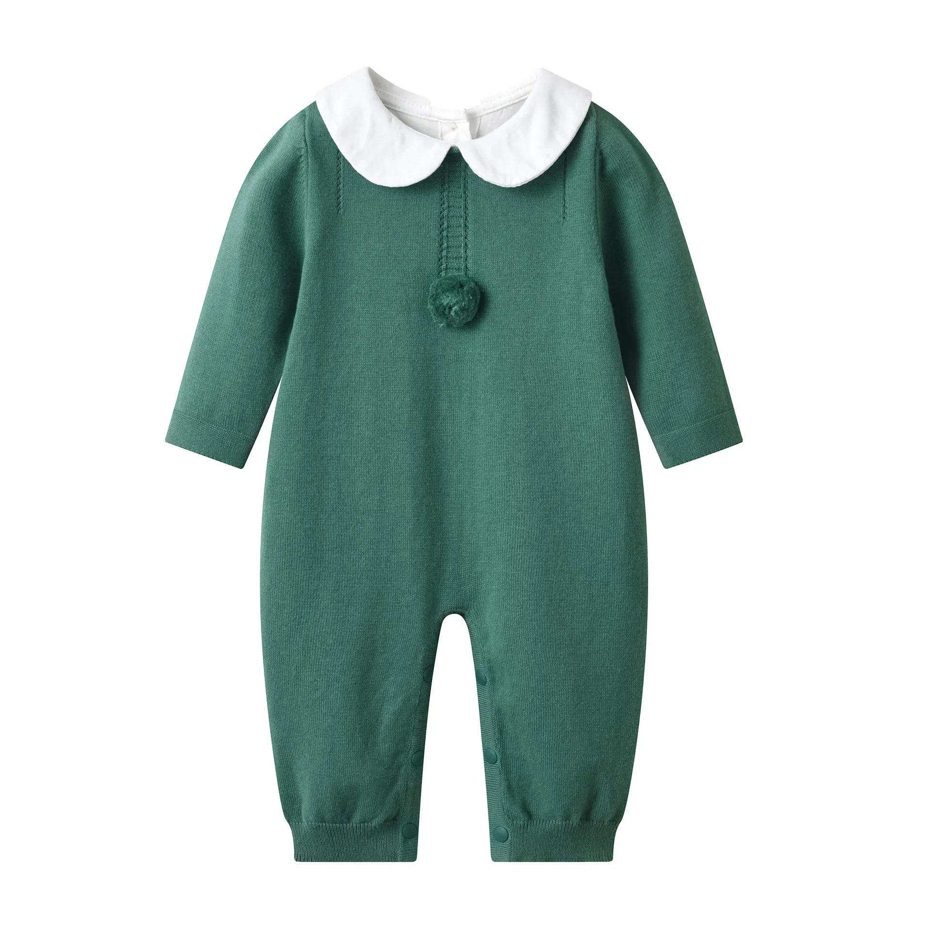 Gehaakte Baby Pompom Jumpsuit