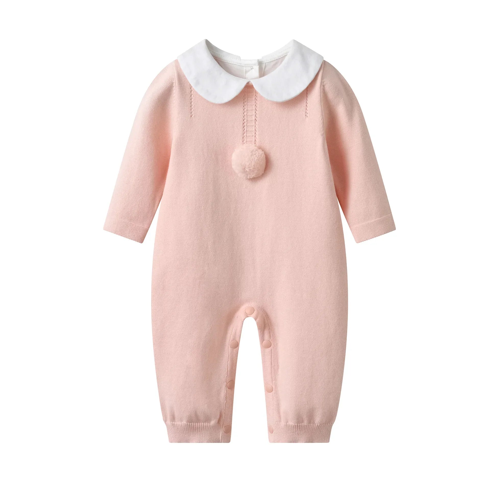 Gehaakte Baby Pompom Jumpsuit