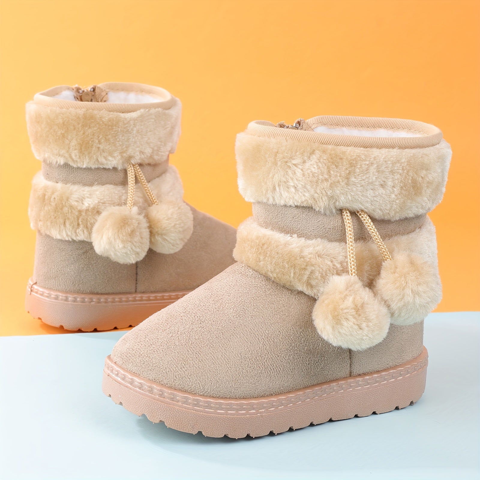 Chloe - Fleece Knusse Antislip Laarzen voor Meisjes in de Sneeuw