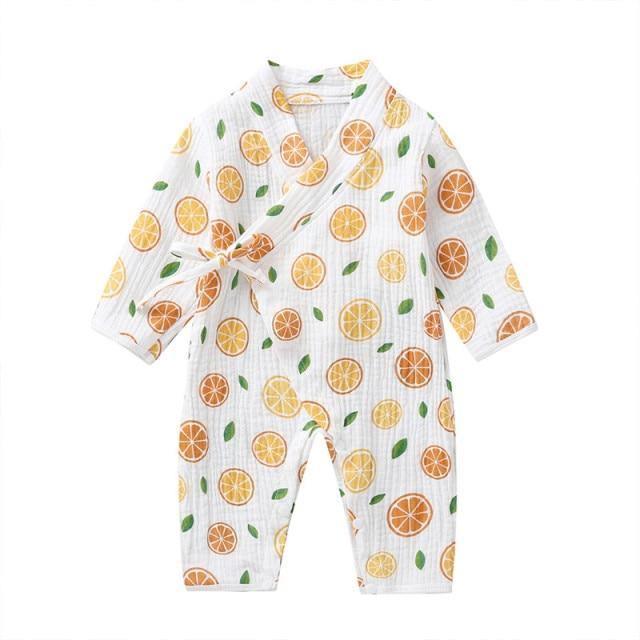 Geribbelde Baby Kimono