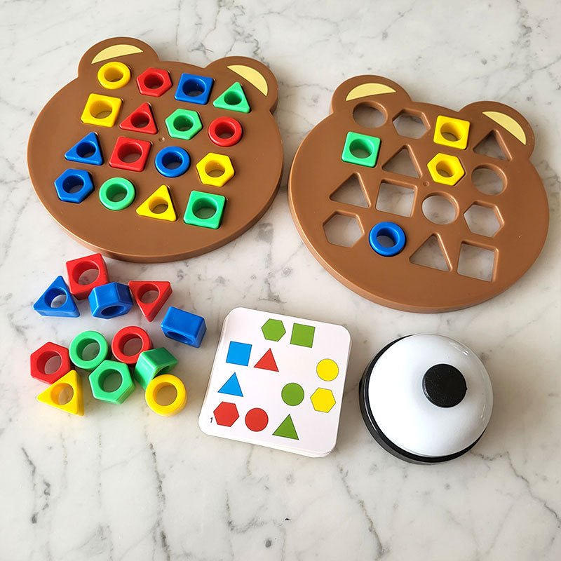 Shape Bear Family Game | Montessori Toys for Learning Shapes