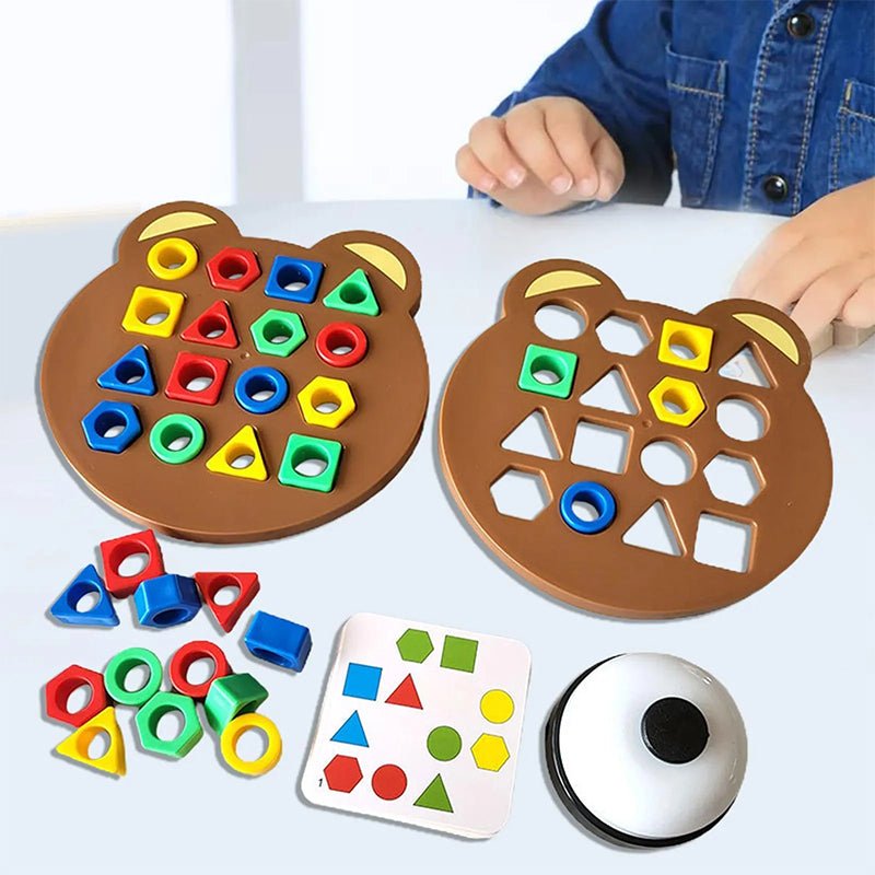 Shape Bear Family Game | Montessori Toys for Learning Shapes