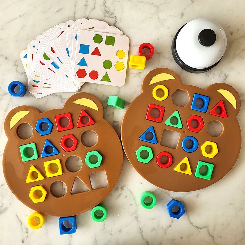 Shape Bear Family Game | Montessori Toys for Learning Shapes