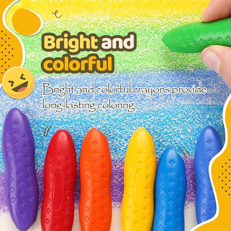 Kid's Washable Peanut Crayons Set 