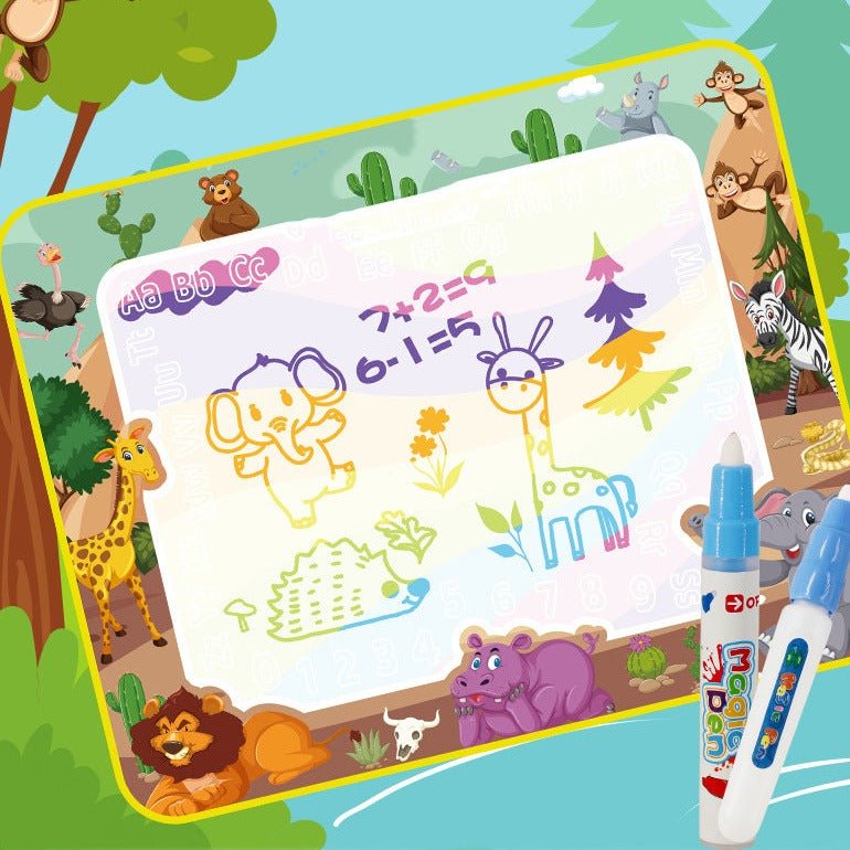 Magic Water Drawing Mat | Learn to read, write, draw &amp; count